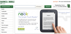 Nook Simple Touch Reader