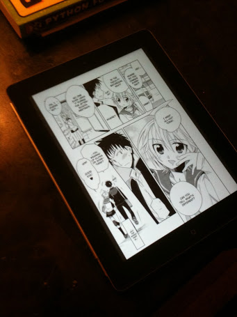 eManga on iPad